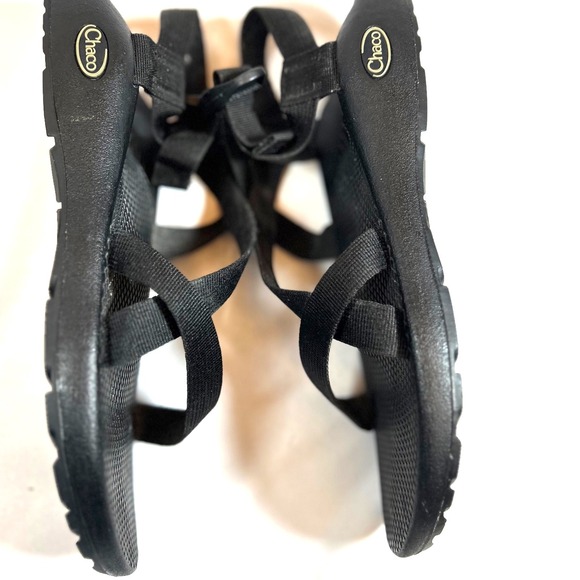 Chaco Z/1 Adjustable Classic Strap Black Sandals for Men Sz 10 Orthotic Support - Picture 6 of 14